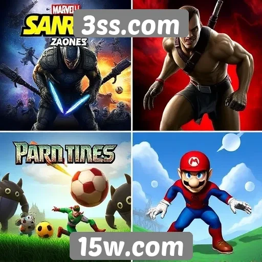 Comparativo entre jogos populares no 3ss.com